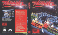 Days of Thunder ZX Spectrum  box art